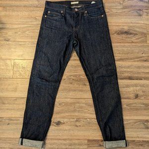 Unbranded Brand 14.5 Ounce Tight Mens Raw Dark Indigo Selvedge Denim Jeans 30x31